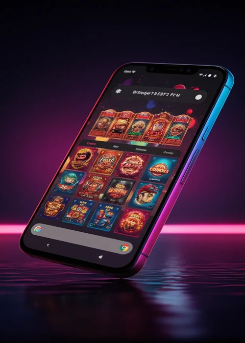 Interface moderne et dynamique de Kokobet Casino affichant une sélection de machines à sous populaires et le bonus de bienvenue attractif.